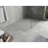 Receveur rectangulaire Mexen Hugo SMC 150 x 80 cm, gris - 42618015