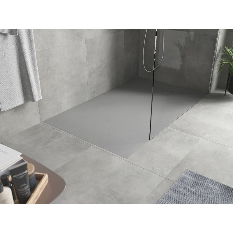 Mexen Hugo receveur de douche rectangulaire SMC 160 x 80 cm, gris - 42618016