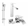 Mexen Libra DQ45 ensemble de baignoire, chrome - 745113DQ45-00