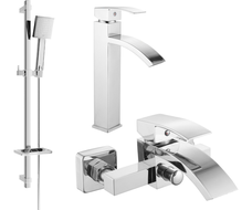 Mexen Libra DQ45 ensemble de bain, chrome - 745113DQ45-00