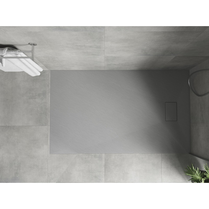 Mexen Hugo receveur rectangulaire SMC 160 x 90 cm, gris - 42619016