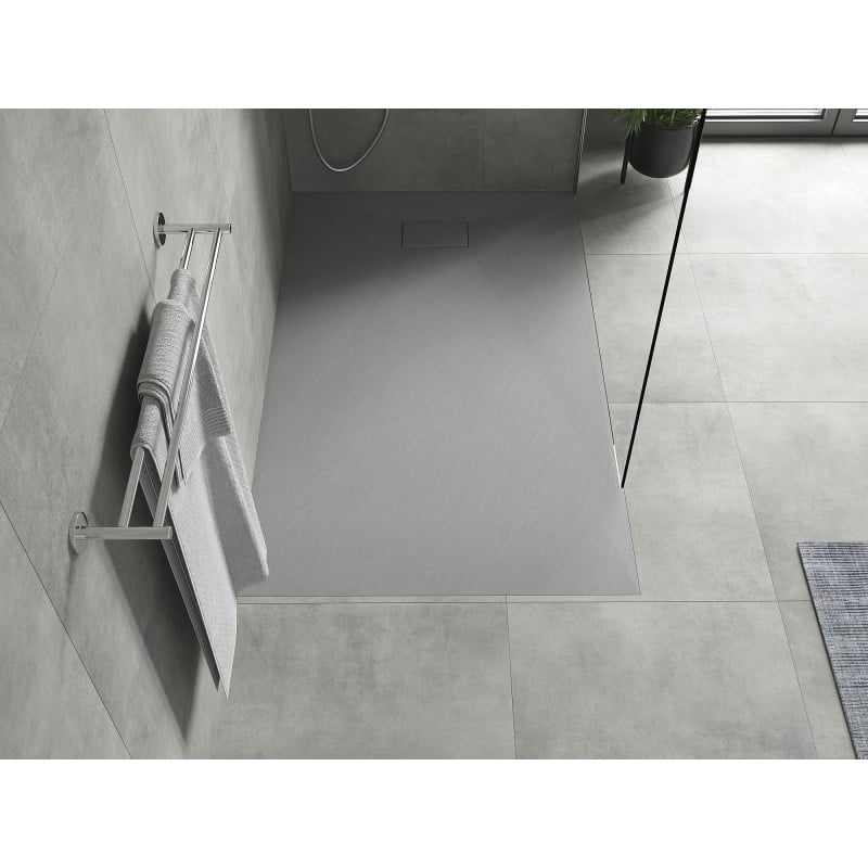 Mexen Hugo receveur de douche rectangulaire SMC 160 x 90 cm, gris - 42619016