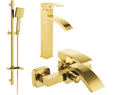 Mexen Libra DQ45 ensemble de bain, doré - 745113DQ45-50