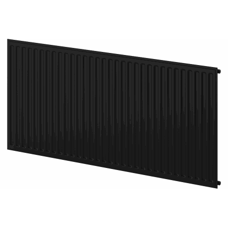 Radiateur à ailettes Mexen CH10 Hygiene 900 x 2600 mm, raccordement latéral, 2322 W, noir - W410H-090-260-70