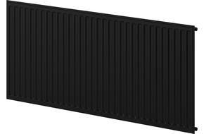 Radiateur à ailettes Mexen CH10 Hygiene 900 x 2600 mm, raccordement latéral, 2322 W, noir - W410H-090-260-70