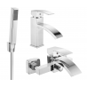 Mexen Libra R77 ensemble de bain, chromé - 745103R77-00