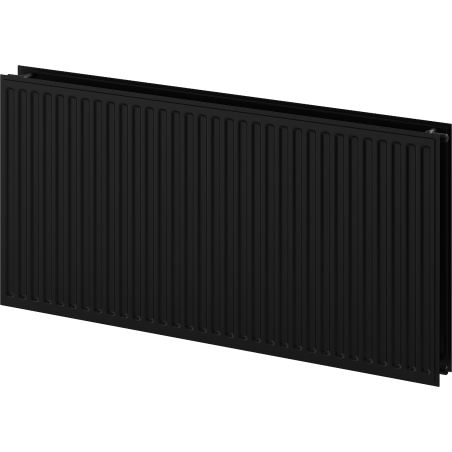 Mexen CH20 Radiateur hygiénique à panneau 300 x 900 mm, raccordement latéral, 573 W, noir - W420H-030-090-70