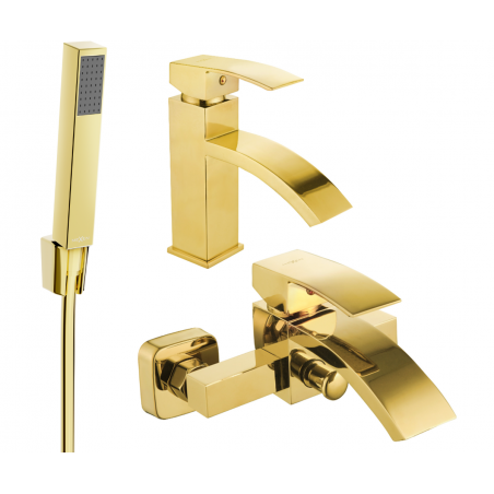 Mexen Libra R77 ensemble de bain, or - 745103R77-50