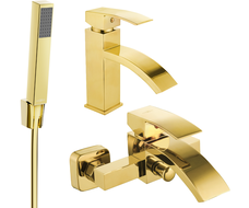 Mexen Libra R77 ensemble de bain, or - 745103R77-50