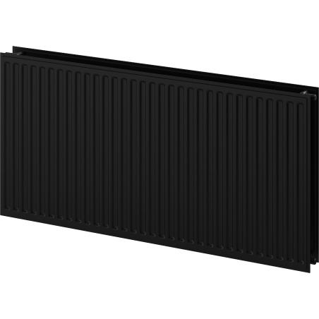 Radiateur Mexen CH20 Hygiene plat 300 x 2400 mm, connexion latérale, 1527 W, noir - W420H-030-240-70