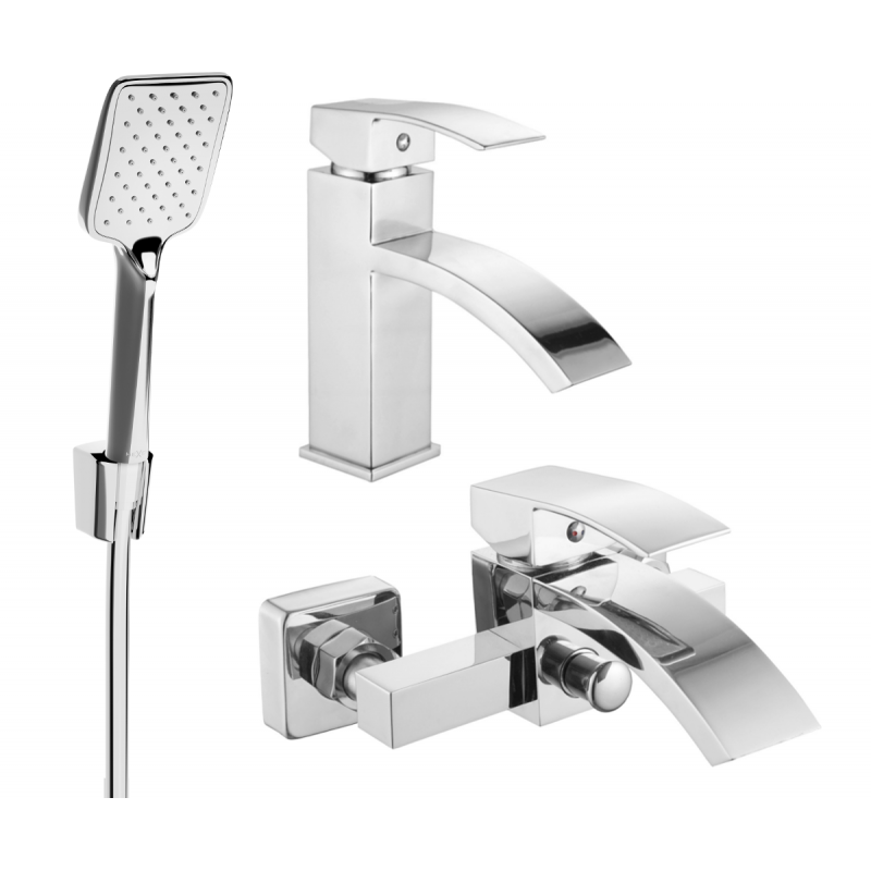Ensemble de bain Mexen Libra R62, chrome - 745103R62-00