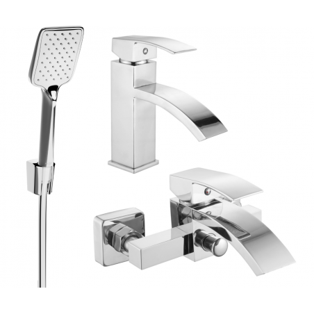 Mexen Libra R62 ensemble de baignoire, chrome - 745103R62-00