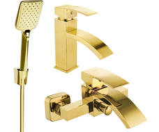 Mexen Libra R62 ensemble de baignoire, doré - 745103R62-50