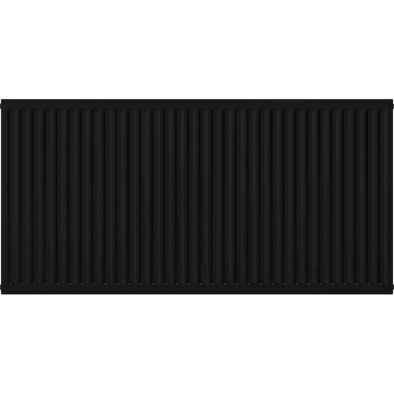Mexen CH20 Radiateur hygiénique 400 x 1500 mm, raccordement latéral, 1193 W, noir - W420H-040-150-70
