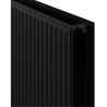 Mexen CH20 Radiateur hygiénique à panneau 400 x 1600 mm, raccordement latéral, 1272 W, noir - W420H-040-160-70