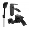 Mexen Libra R62 ensemble de baignoire, noir - 745103R62-70