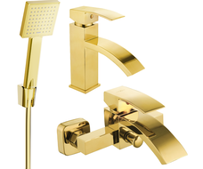 Mexen Libra R45 ensemble pour baignoire, doré - 745103R45-50