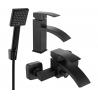 Mexen Libra R45 ensemble de baignoire, noir - 745103R45-70
