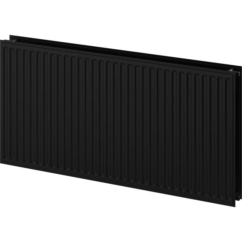 Radiateur plat Mexen CH20 Hygiene 600 x 900 mm, connection latéral, 989 W, noir - W420H-060-090-70