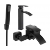 Mexen Libra R77 ensemble de bain, noir - 745113R77-70