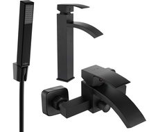 Mexen Libra R77 ensemble de bain, noir - 745113R77-70