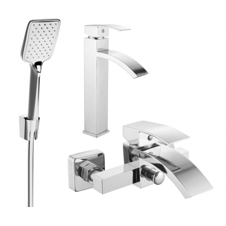 Mexen Libra R62 ensemble de baignoire, chrome - 745113R62-00