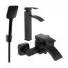 Mexen Libra R62 ensemble pour baignoire, noir - 745113R62-70