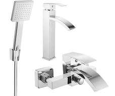 Mexen Libra R45 ensemble de baignoire, chrome - 745113R45-00