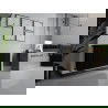 Grille Mexen CH30 Hygiene 300 x 800 mm, raccordement latéral, 698 W, noir - W430H-030-080-70