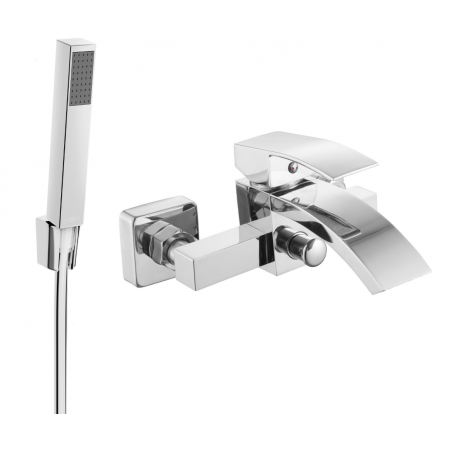 Mexen Libra R77 mitigeur bain avec ensemble de douche, chrome - 74513R77-00