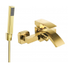 Mexen Libra R77 robinet de bain avec ensemble de douche, doré - 74513R77-50