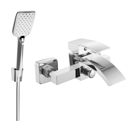 Mexen Libra R62 mitigeur de baignoire avec ensemble de douche, chrome - 74513R62-00