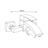 Mexen Libra R45 robinet de baignoire avec ensemble de douche, or - 74513R45-50