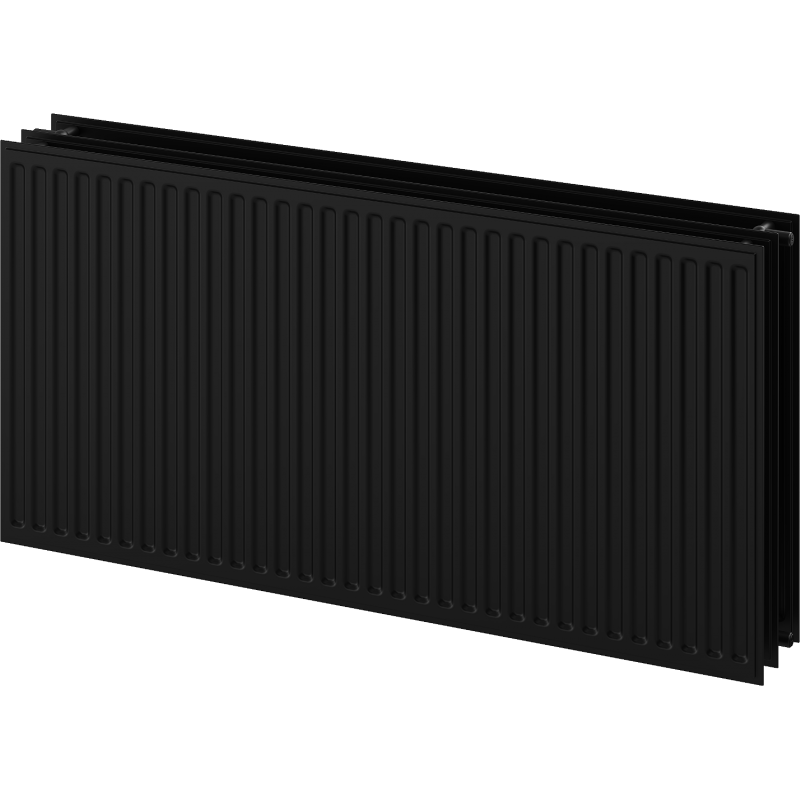 Mexen CH30 Radiateur hygiénique à panneau 500 x 1600 mm, raccordement latéral, 2074 W, noir - W430H-050-160-70