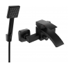 Mexen Libra R45 mitigeur de baignoire avec ensemble de douche, noir - 74513R45-70