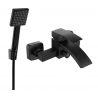 Mexen Libra R45 robinet de baignoire avec ensemble de douche, noir - 74513R45-70