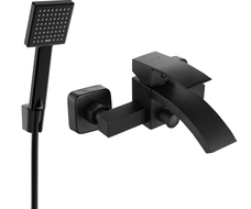 Mexen Libra R45 mitigeur de baignoire avec ensemble de douche, noir - 74513R45-70