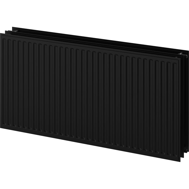 Mexen CH30 Radiateur hygiénique plat 500 x 2400 mm, raccordement latéral, 3112 W, noir - W430H-050-240-70