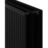 Radiateur plat d'hygiène Mexen CH30 900 x 700 mm, raccordement latéral, 1445 W, noir - W430H-090-070-70
