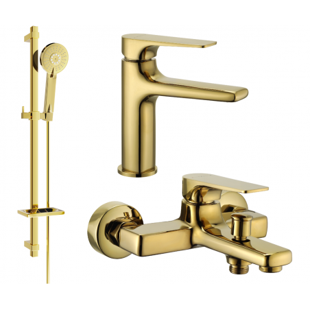 Mexen Lynx DQ40 set de bain, doré - 745903DQ40-50