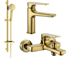 Mexen Lynx DQ40 ensemble pour baignoire, doré - 745903DQ40-50