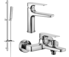 Mexen Lynx DQ72 ensemble de baignoire, chrome - 745903DQ72-00