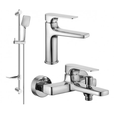 Mexen Lynx DF62 ensemble de bain, chrome - 745903DF62-00