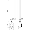 Mexen Mars radiateur électrique 1200 x 500 mm, 500 W, blanc - W110-1200-500-6500-20