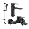 Mexen Lynx DF62 ensemble de baignoire, noir - 745903DF62-70