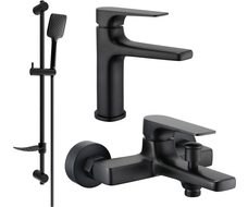 Mexen Lynx DF62 ensemble de baignoire, noir - 745903DF62-70