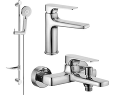 Mexen Lynx DF40 ensemble de bain, chromé - 745903DF40-00