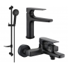 Mexen Lynx DF40 ensemble de baignoire, noir - 745903DF40-70
