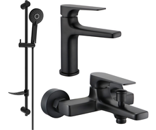 Mexen Lynx DF40 ensemble de baignoire, noir - 745903DF40-70