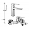Mexen Lynx Ensemble de bain DF72, chromé - 745903DF72-00